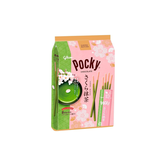 Pocky Sakura Matcha 8 Bags
