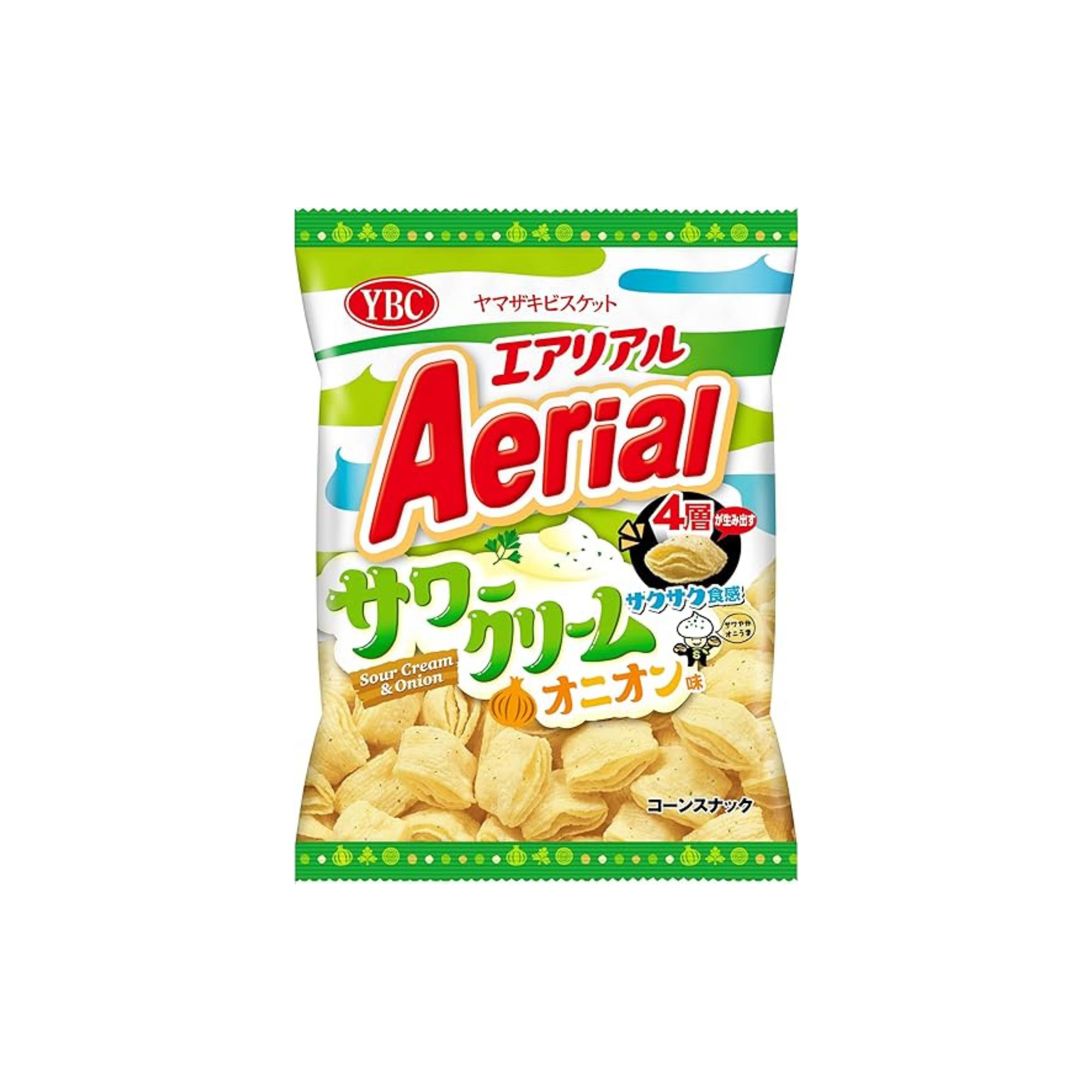 Aerial Sour Cream Onion Flavor